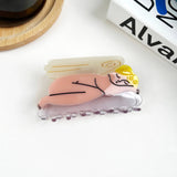 Sleeping Angel Hair Clip Acetate Claw Clips