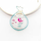 New Design Fish in Transparent Bag Acrylic Hair Claw Clip: Goldfish