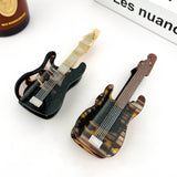 Electric Guitar Claw Clip, Musical Instrument Hair Clip: Green