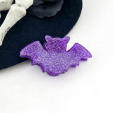 Halloween Mini Hair Clips, Ghost & Bat Cute Hair Accessories: Ghost
