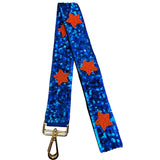 Sequin Star Straps: Red/white