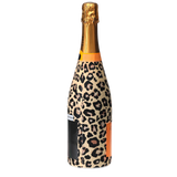 Tan Leopard Champagne Bottle Wrap