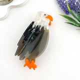 Eagle Fish Parrot Acetate Animal Hair Claw Clip: A