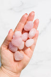 Rose Quartz Reiki Crystal Hearts - Small