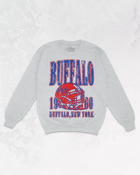 90's Vintage Buffalo Football Oversized 90's Sweatshirt: L/XL