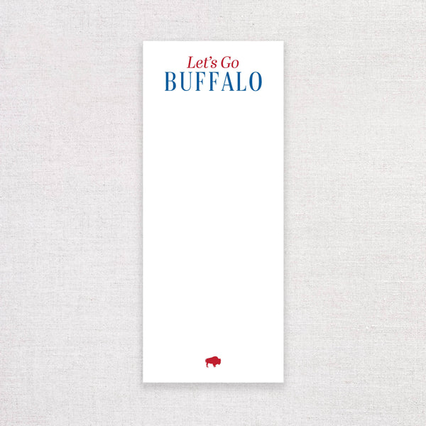 LET’S GO BUFFALO NOTEPAD