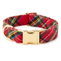 Tartan Plaid Flannel Dog Collar