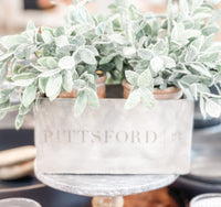 PITTSFORD MRKT RECTANGLE CONCRETE PLANTER BOX