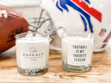 LET’S GO B-U-F-F-A-L-O CANDLE