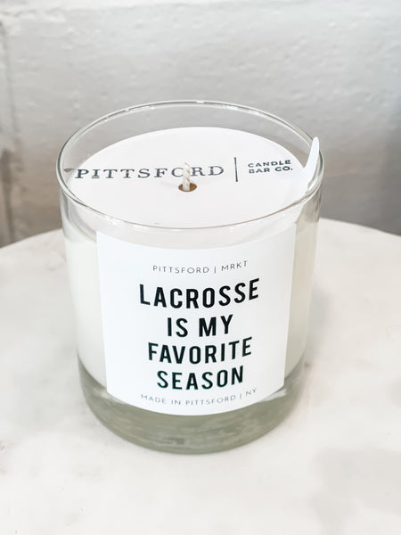 LACROSSE IS MY FAVORITE SEASON CANDLE