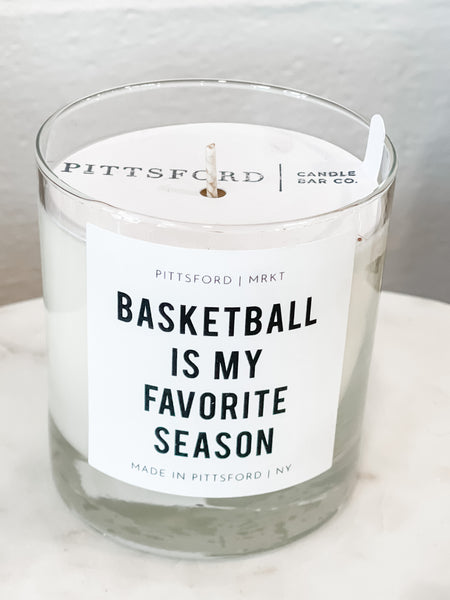 BASKETBALL IS MY FAVORITE SEASON CANDLE